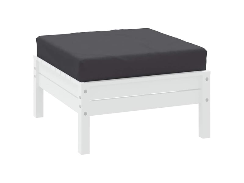  Coussin de palette, coussin de chaise, coussin de canapé anthracite 60x60x6 cm tissu oxford cf55276  - Conforama C