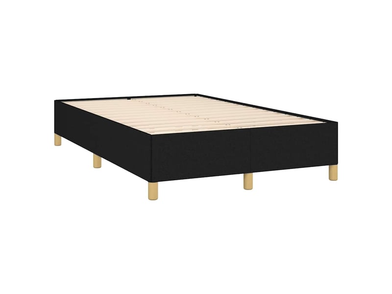  Lit double- lit adulte -  cadre de lit sans matelas noir 120x190 cm tissu  - Conforama B