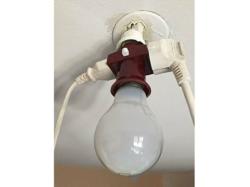  Lot de 2 douilles voleuse a vis e27 avec interrupteur 6a，250v [classe énergétique a] [classe énergétique a]  - Conforama E