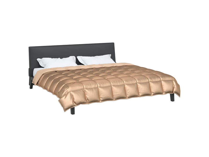  Duvet d'hiver - couette 220 x 260 cm 450 gm² doré  - Conforama C