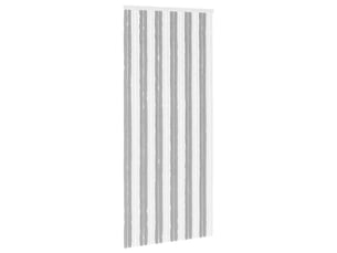 Rideau anti-insectes, moustiquaire en chenille gris et blanc 100 x 230 cm cf43452