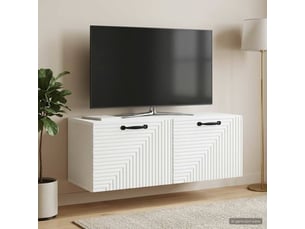 Meuble tv coloris blanc 78.5 cm <strong></strong>  <strong></strong>