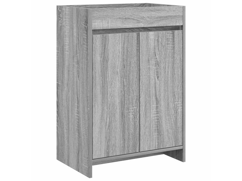  Ensemble de mobilier de salle de bain sonoma gris shl1240  - Conforama D