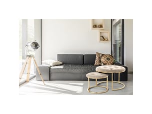 Pouf / repose pied taupe