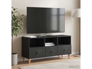 Meuble tv coloris noir 102 cm <strong></strong>  <strong></strong>