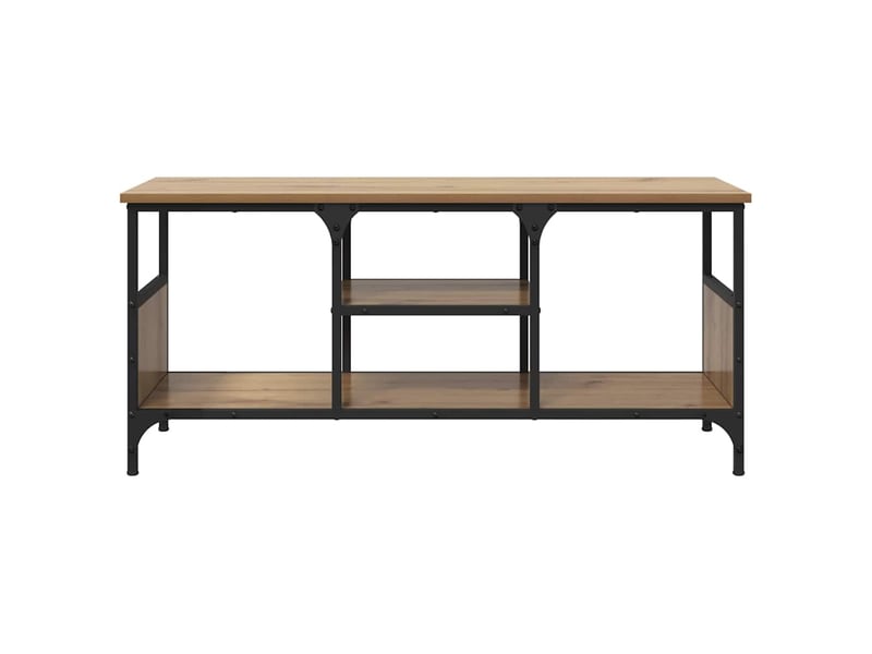  Meuble tv - banc tv - meuble de rangement 100 x 35 x 45 cm chêne artisanal  - Conforama E