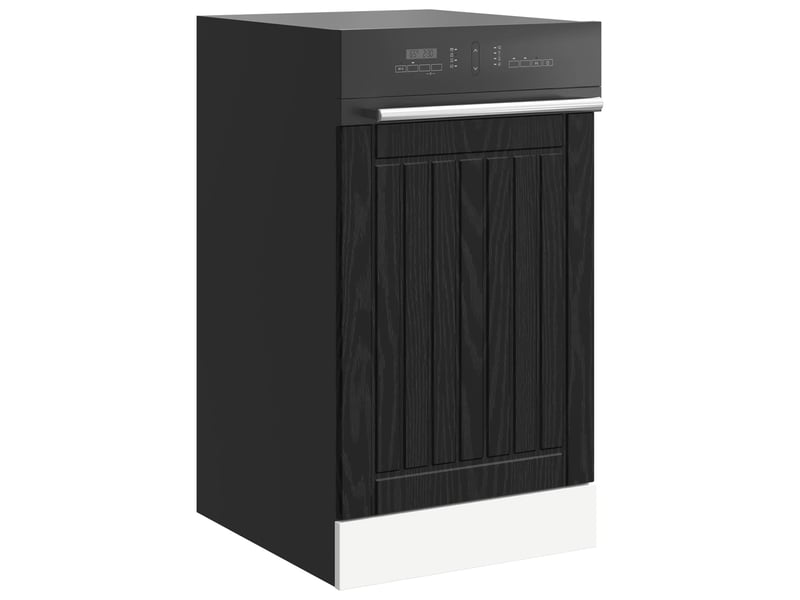  Panneau de lave-vaisselle chêne noir 45x1,5x57cm shl5298  - Conforama C