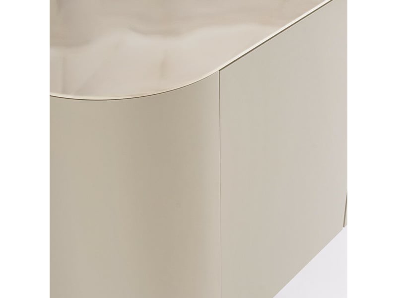  Buffet 3 portes beige 200 cm plateau céramique sidra  - Conforama W