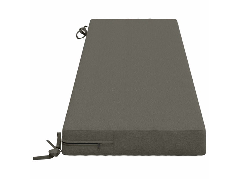  Coussin de banc, coussin d'assise, coussin de canapé soest 100 % polyester gris 150 x 40 x 8 cm cf53280  - Conforama D