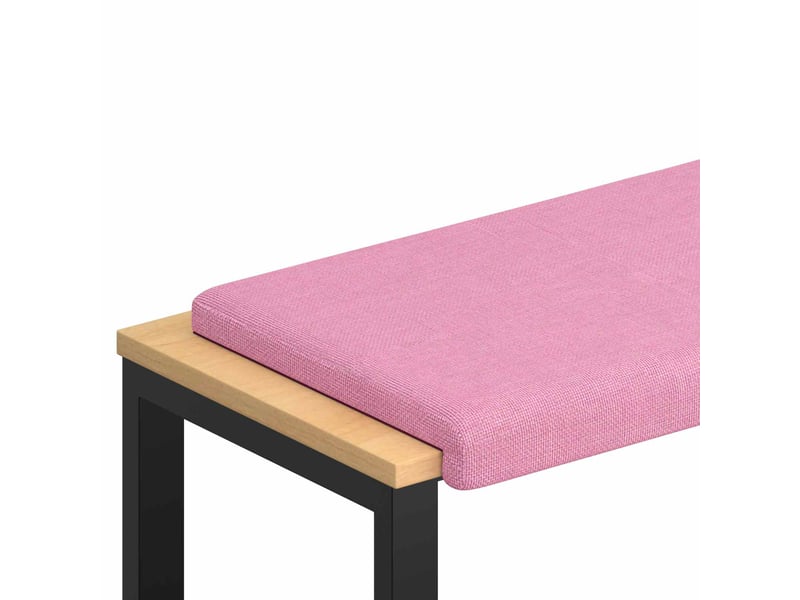  Coussin de banc, coussin d'assise, coussin de canapé tissu rose profondeur 35 cm cf53822  - Conforama A