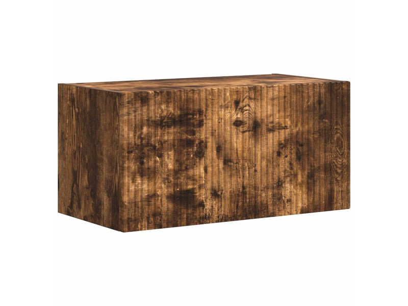  Ensemble meuble tv - banc tv - meuble de rangement 6 pcs chêne fumé bois d'ingénierie  - Conforama E