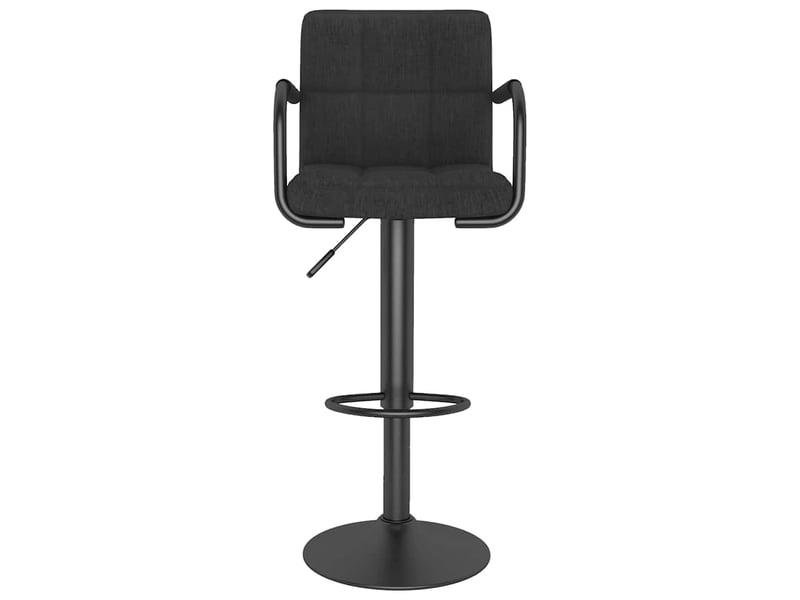  Lot de 2 tabouret de bar, chaise de bar noir tissu shl30048  - Conforama D