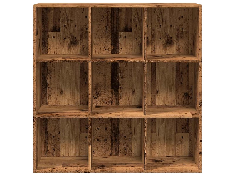  Bibliothèque, armoire à livres vieux bois 98x29x97,5 cm  - Conforama E