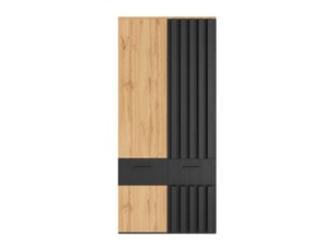 Armoire coulissante 2 tiroir(s) <strong></strong> <strong>OPULERANE TRADING LTD</strong> coloris noir largeur 50 cm