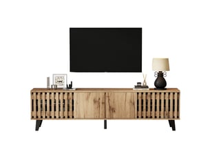 Meuble tv coloris bois clair 180 cm HAVRYA