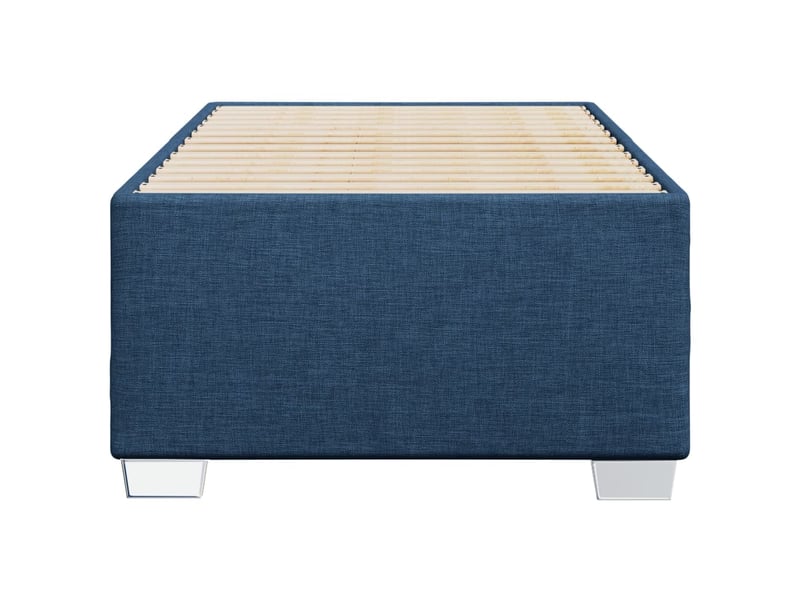  Lit simple- lit adulte -  cadre de lit sans matelas bleu 80x200 cm tissu  - Conforama C