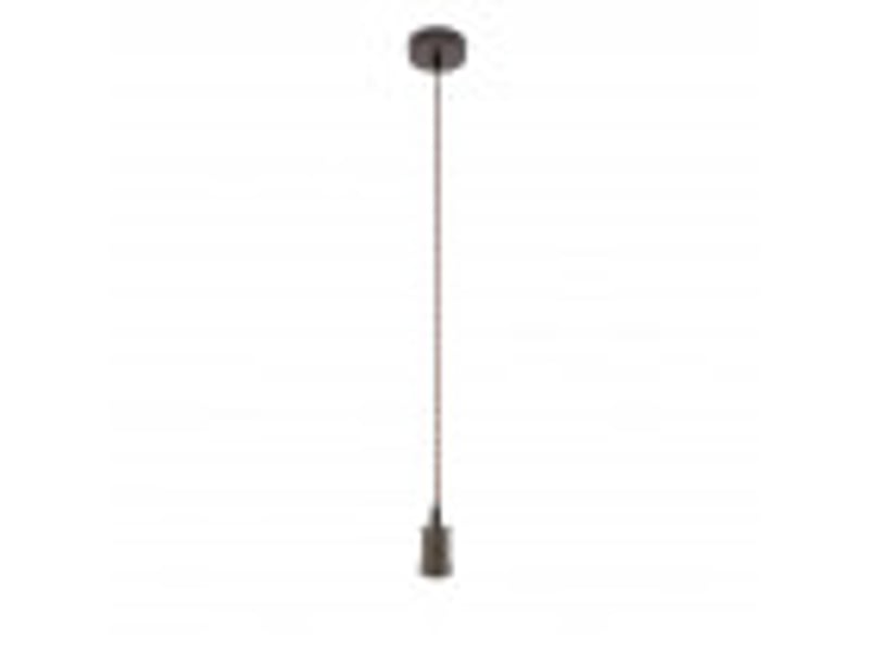  Armature de suspension fabrilamp puja marron 1 x e27 réglable 22-85 cm 10x10 cm 201191C02 - Conforama B