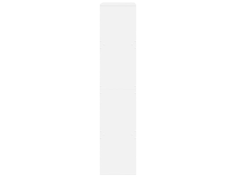  Bibliothèque, armoire à livres blanc 100x33x155,5 cm bois d'ingénierie  - Conforama E