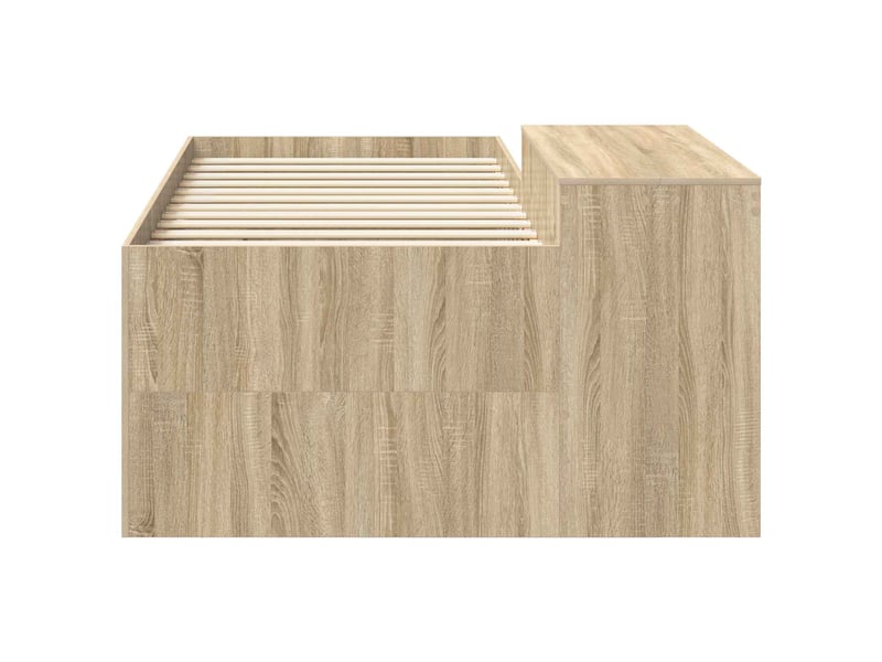  Lit haut pour enfants - lit jeune avec bureau chêne sonoma 90 x 200 cm  - Conforama D