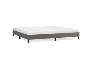 Lit 2 places 200x200 cm    coloris gris