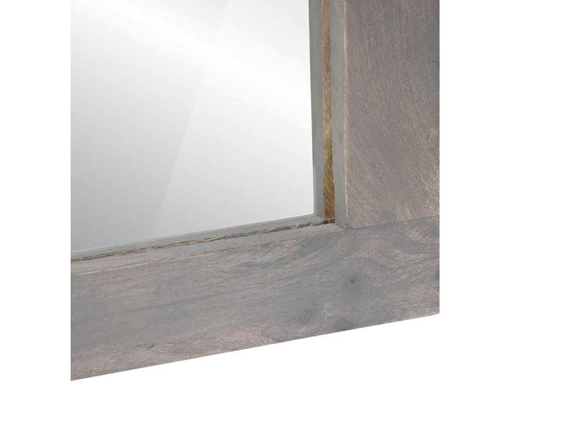  Miroir de salle de bain, miroir de toilette gris 70 x 50 x 2,5 cm cf62547  - Conforama E