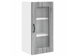 Meuble mural de cuisine | armoire de cuisine gris sonoma 40x31x80cm shl5292