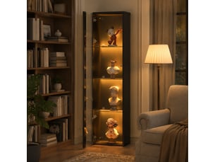 Vitrine coloris noir <strong>HAVRYA</strong> <strong></strong> - 40 cmx170 cm