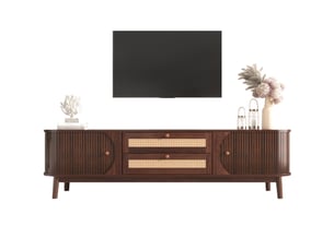 Meuble tv coloris bois clair  <strong></strong>  <strong></strong>