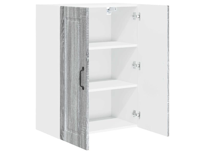 Meuble mural de cuisine, armoire de cuisine gris sonoma 60x31x80cm - Conforama E