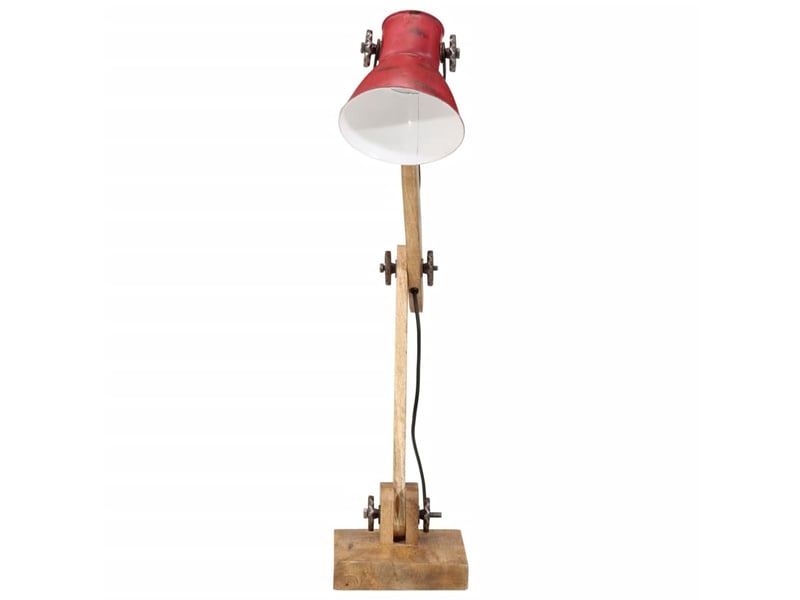  Lampe de bureau 25 w rouge délavé 23x18x96 cm e27  - Conforama C