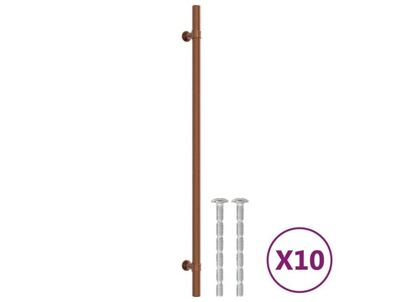  Poignées d'armoire, 10 pièces, en bronze, en acier inoxydable cfe7416059  - Conforama E
