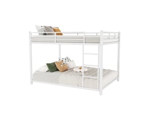 Lit superposé 140x200 cm <strong></strong>  <strong>Morn Vibe</strong> coloris blanc