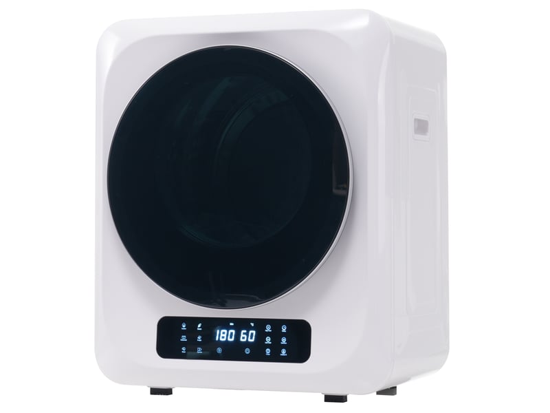  Sèche-linge à évacuation 3 kg 48x40x58 cm – blanc – 850 w, 6 programmes, uv, montage mural, classe g  - Conforama A