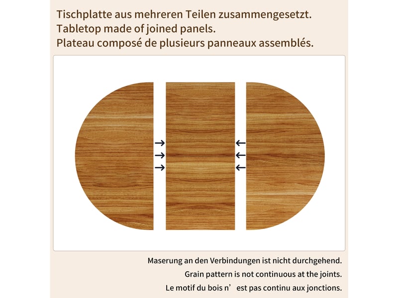 Table à manger extensible 118-158 cm - ronde à ovale - 6 personnes - rangement intégré - noyer et noir - Conforama E
