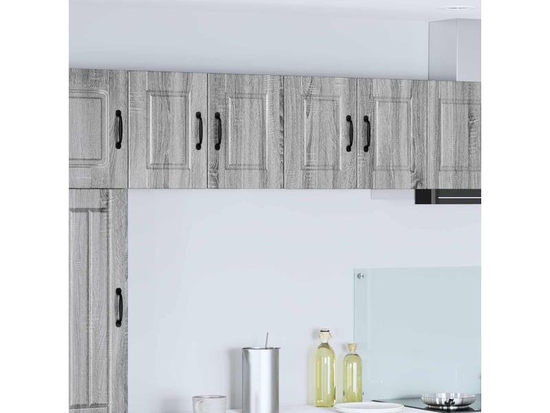  Meuble mural de cuisine | armoire de cuisine 2 pcs gris sonoma bois d'ingénierie shl6784  - Conforama B