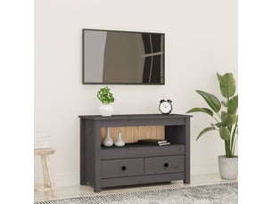 Meuble tv coloris gris 79 cm <strong></strong> <strong></strong>