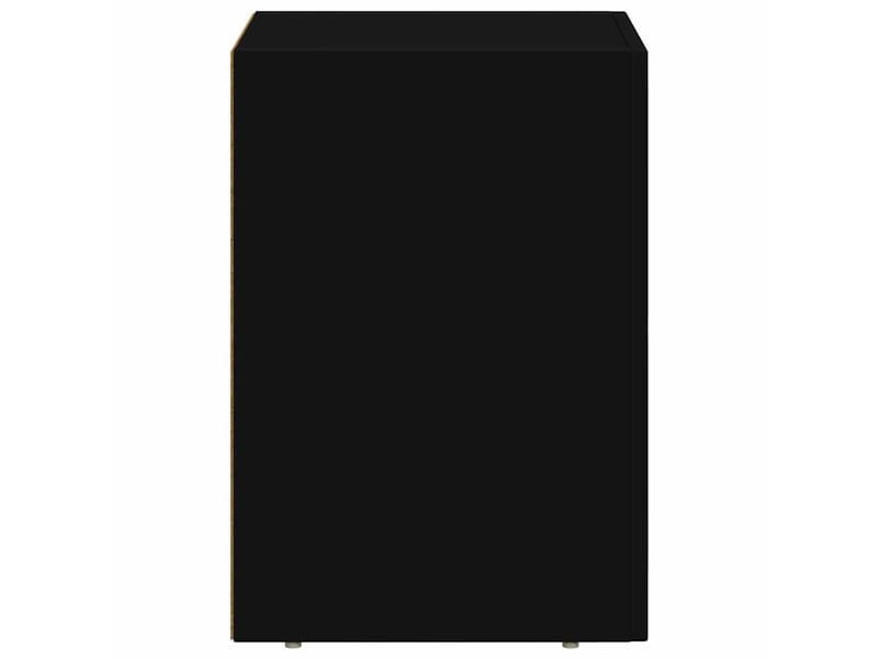  Table de chevet - cabinet de chevet - table de nuit elst noir 29,5 x 33,5 x 50 cm bois d'ingénierie  - Conforama D