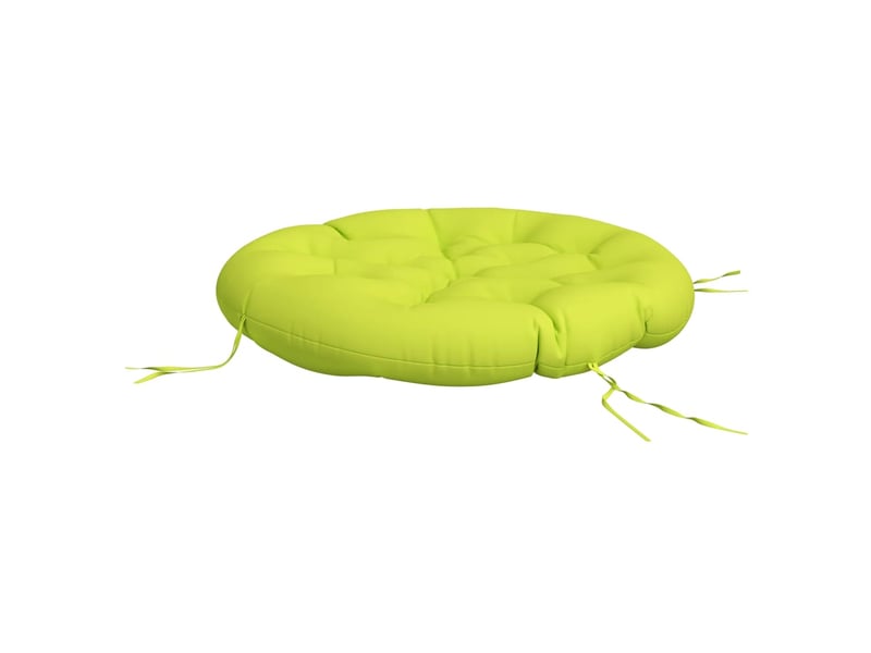  Coussin rond, coussin d'assise vert vif ø 100 x11 cm tissu oxford cf56635  - Conforama D