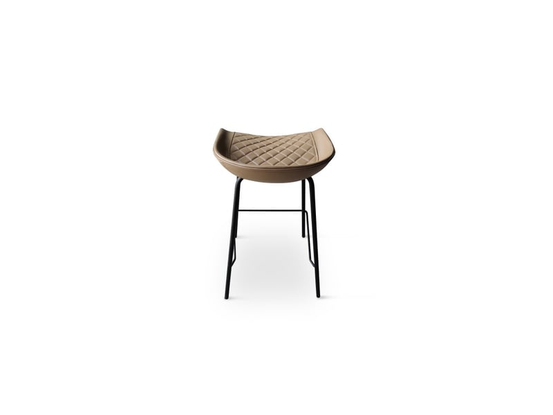  Chaise de bar 'nurby' brun, dimensions : h74 x l43 x p43 cm  - Conforama B