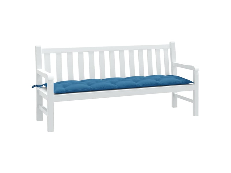  Coussin de banc de jardin, coussin d'assise bleu mélangé 180x50x7 cm tissu cf52695  - Conforama B