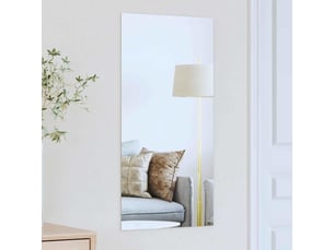 Miroir rectangulaire à fixer coloris transparent <strong></strong> <strong></strong> - 40 cm x 80 cm