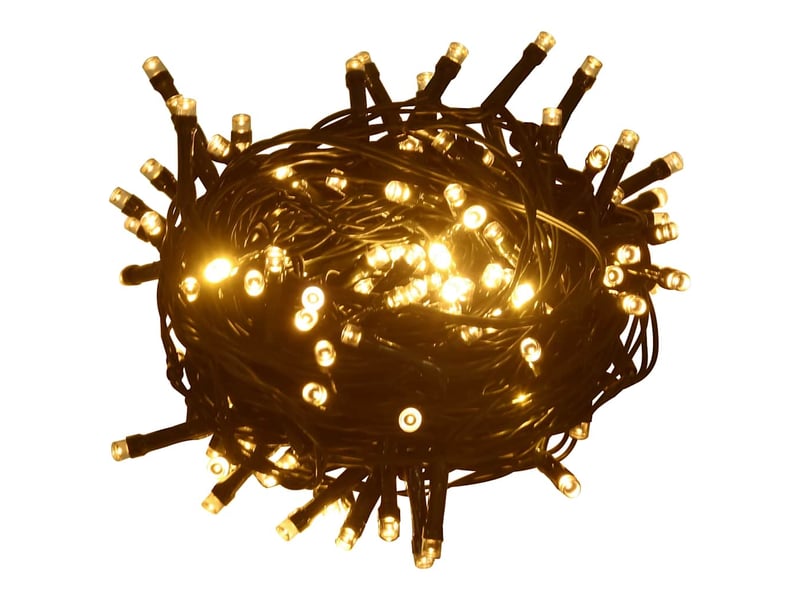 Guirlande lumineuse, éclairage de noël 2000led intérieurex. 200m ip44 blanc chaud cf62383 - Conforama A