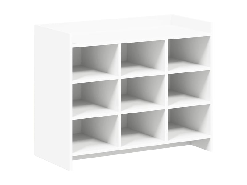 Meuble à chaussure, cabinet à chaussures blanc 85x39,5x70 cm bois d'ingénierie  - Conforama A