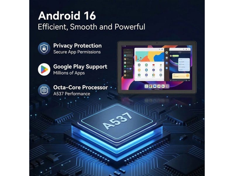  Tablette android 16 10,1 octa core 36 go ram 256 go wifi 6000 mah 413542_AACKW48086_6_DROPFR - Conforama B