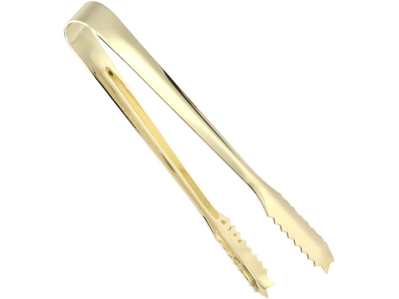  Pince à glaçons, pince en acier inoxydable pour sucre, glace, pâtisserie, salade, barbecue, barre d'argile, pour fête bar pique-nique (doré) No Commercial reference - Conforama D