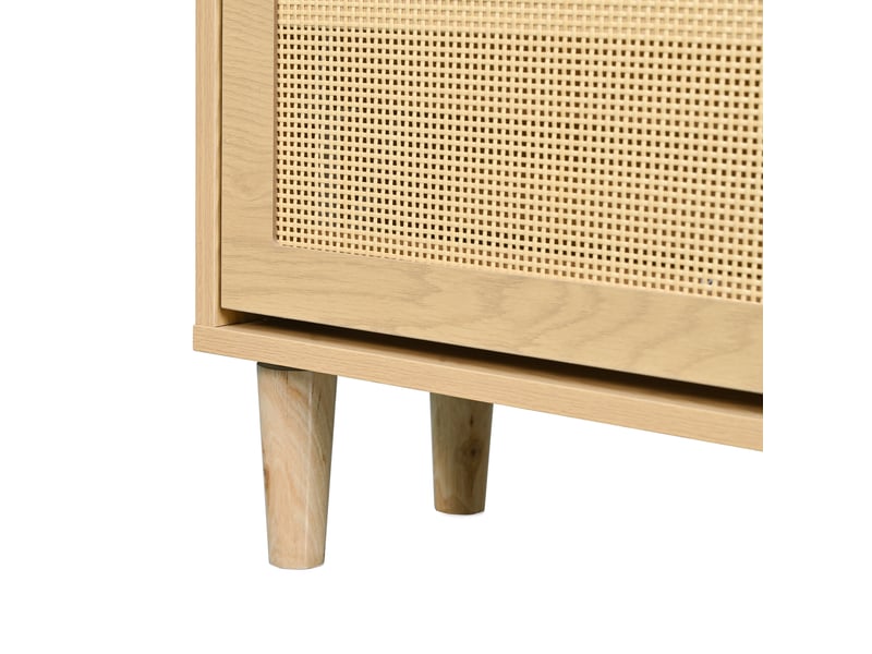  Meuble à chaussures étroit 100x25x90 cm, commode entrée 4 rangements pliants, idéal petits espaces et couloirs  - Conforama R