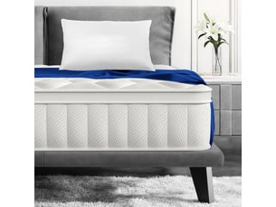 Matelas 90x200 cm <strong>ADORMII</strong> <strong></strong> Ressorts ensachés + mousse soutien Medium épaisseur 22 cm