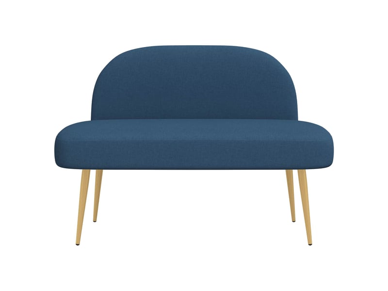 Banc rembourré, banc de lit avec dossier bleu 110x60x76 cm shl50930  - Conforama C