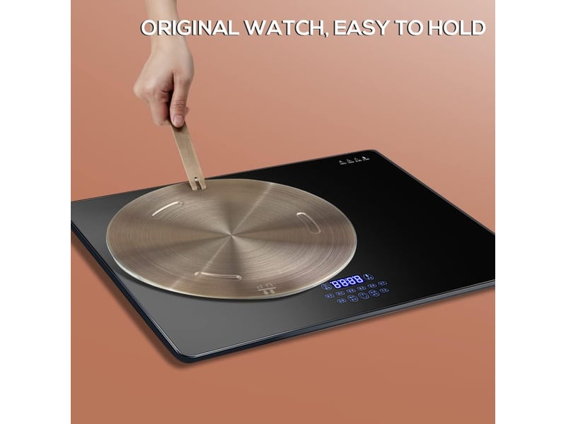 Adaptateur induction 16 cm en acier inoxydable avec poignée amovible,adaptateur plaque induction pour tasse à café, casserole à lait, or rose - Conforama E