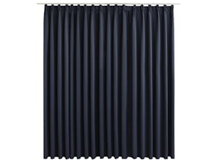 Rideau occultant, rideau black-out avec crochets anthracite 290x245 cm cf43960
